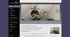 Desktop Screenshot of petersmusikwelt.de